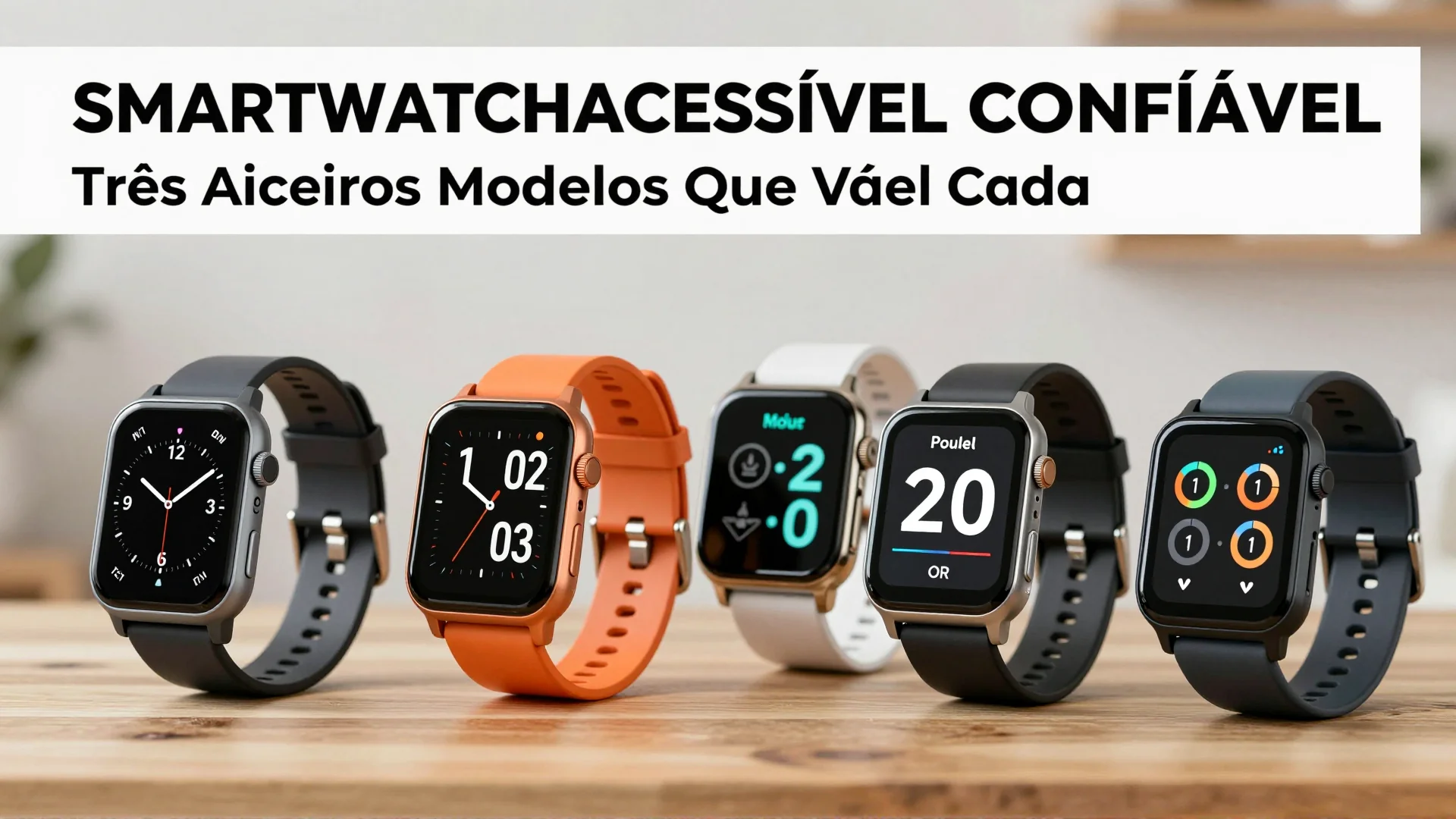 Smartwatch Acessível Confiável: Três Modelos Que Valem Cada Centavo Para Sua Produtividade Diária