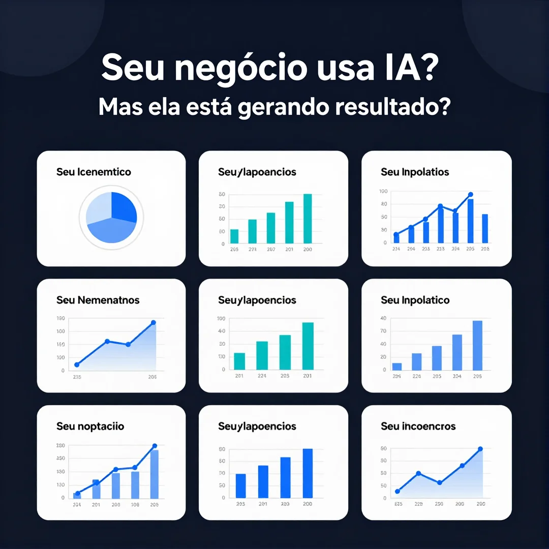 Infográfico - Seu negócio usa IA? Mas ela está gerando resultado?