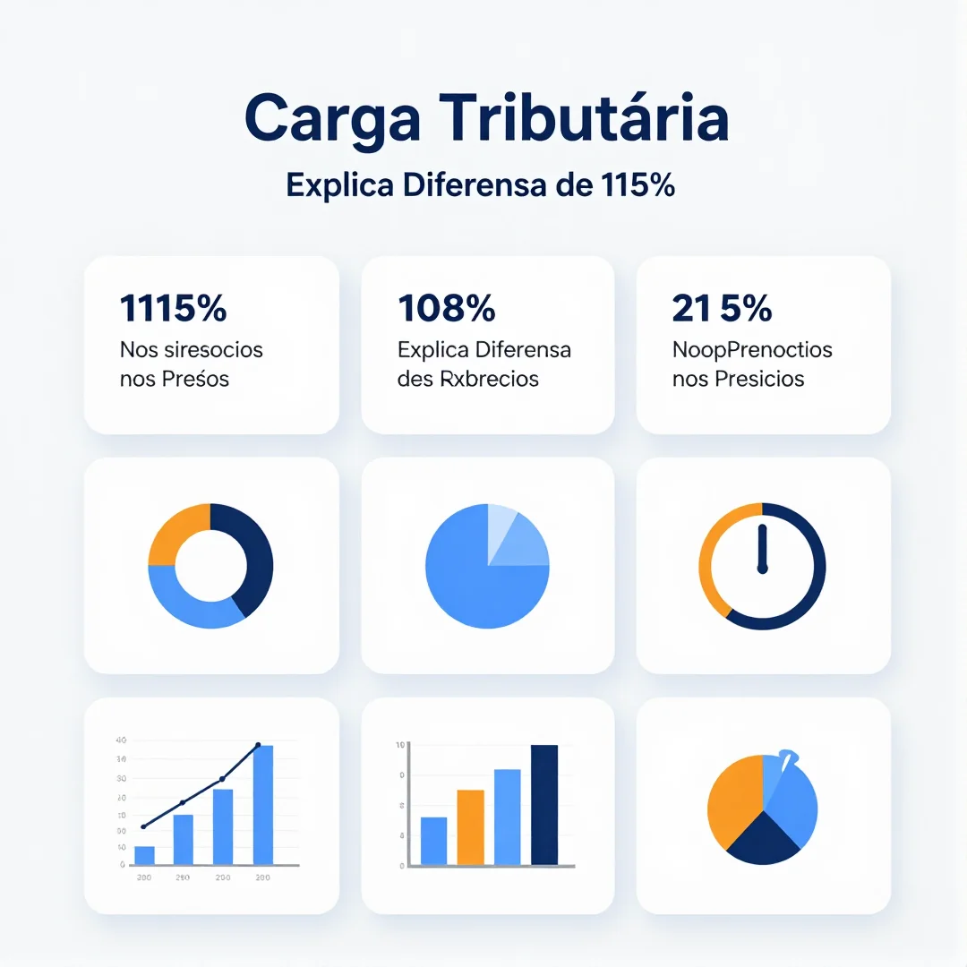 Infográfico - Carga Tributária Explica Diferença de 115% nos Preços do iPhone Duo Entre Brasil e EUA