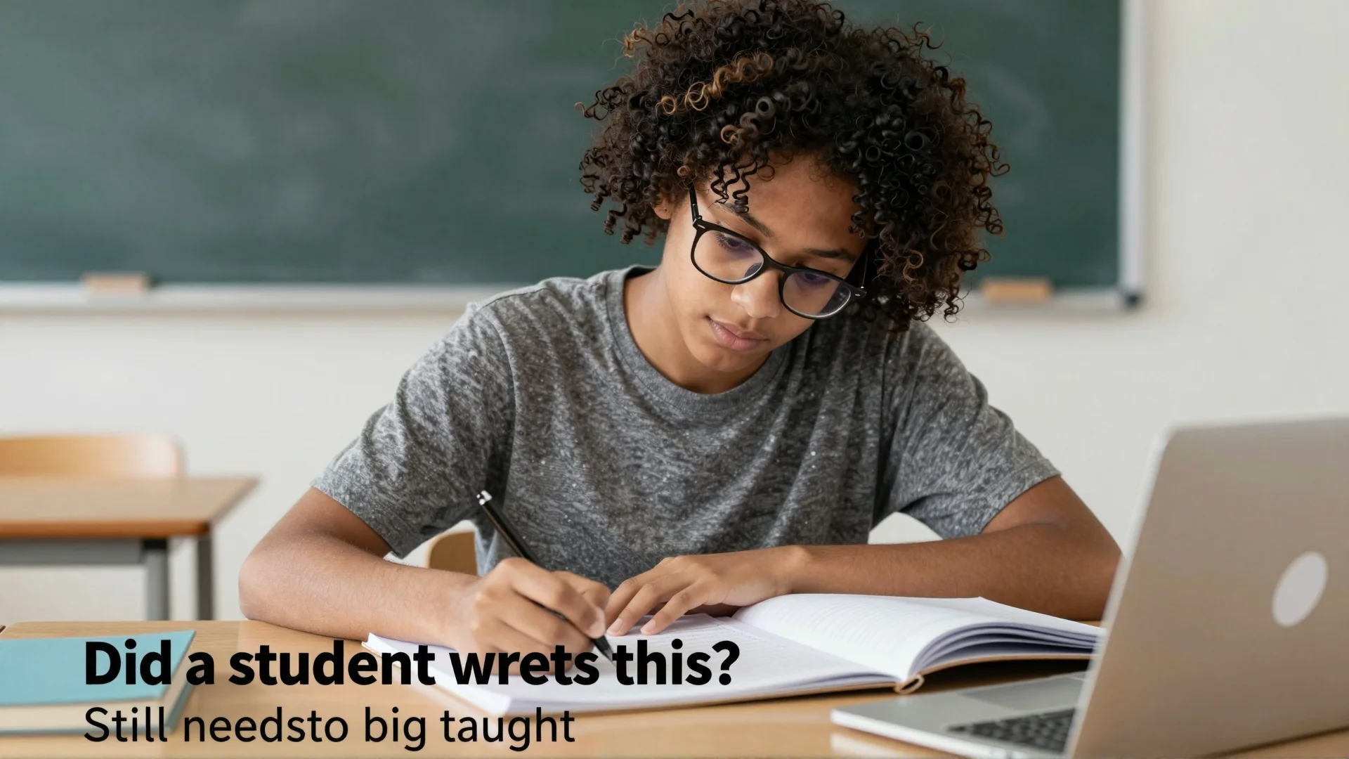 Did a student write this? Writing still needs to be taught