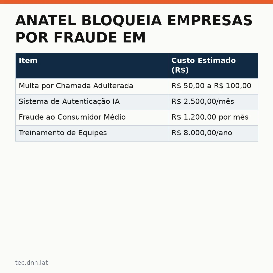 Infográfico - Anatel Bloqueia Empresas por Fraude em Chamadas com Tecnologia