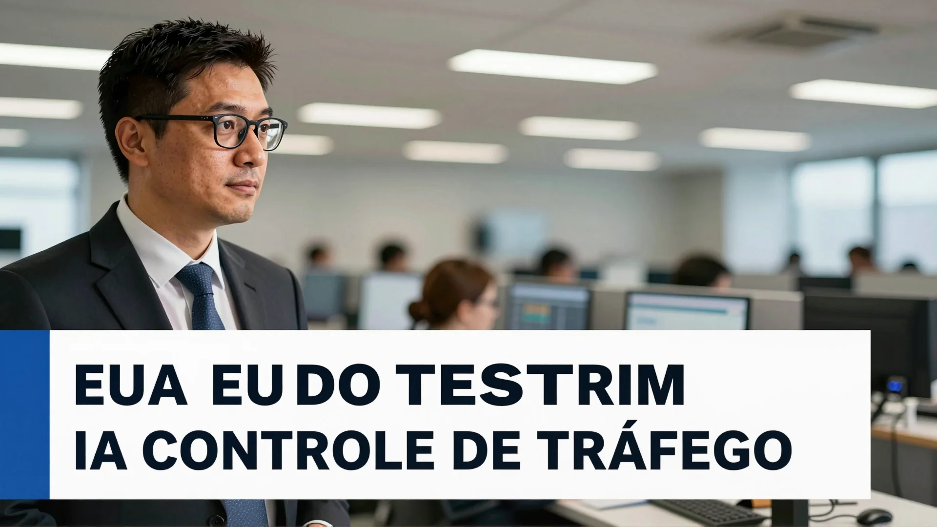 EUA testam IA controle de tráfego aéreo em aeroportos de Washington