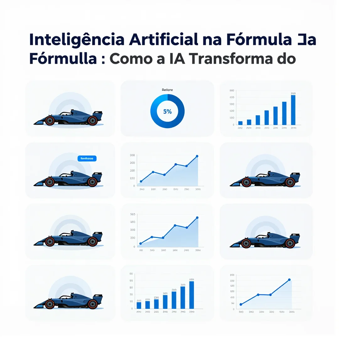 Infográfico - Inteligência Artificial na Fórmula 1: Como a IA Transforma o Futuro das Corridas