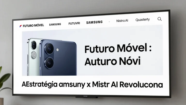 Futuro Móvel: A Estratégia Samsung x Mistral AI Revoluciona Processamento Neural
