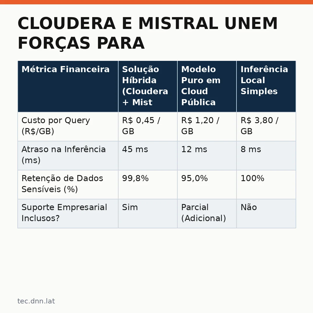 Infográfico - Cloudera e Mistral Unem Forças para a Era da Inteligência Artificial Soberana