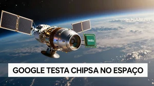 Google testa chips IA no espaço: satélite revolucionário para computação orbital