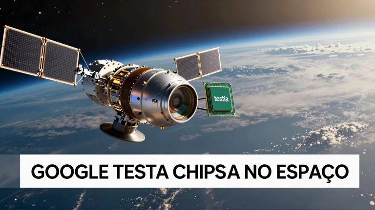 Google testa chips IA no espaço: satélite revolucionário para computação orbital