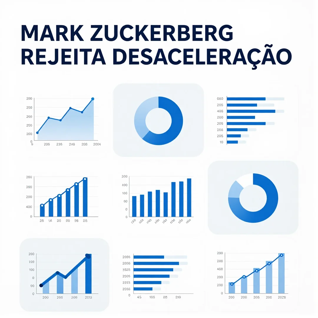 Infográfico - Mark Zuckerberg rejeita desaceleração da IA: os motivos por trás da insistência da Meta