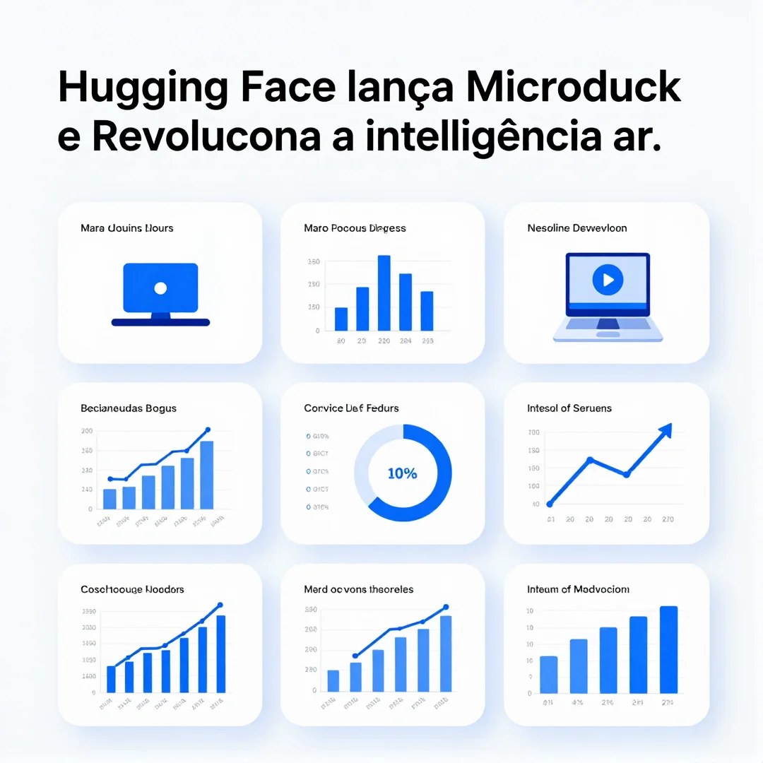 Infográfico - Hugging Face lança Microduck e revoluciona a inteligência artificial local por US$ 399