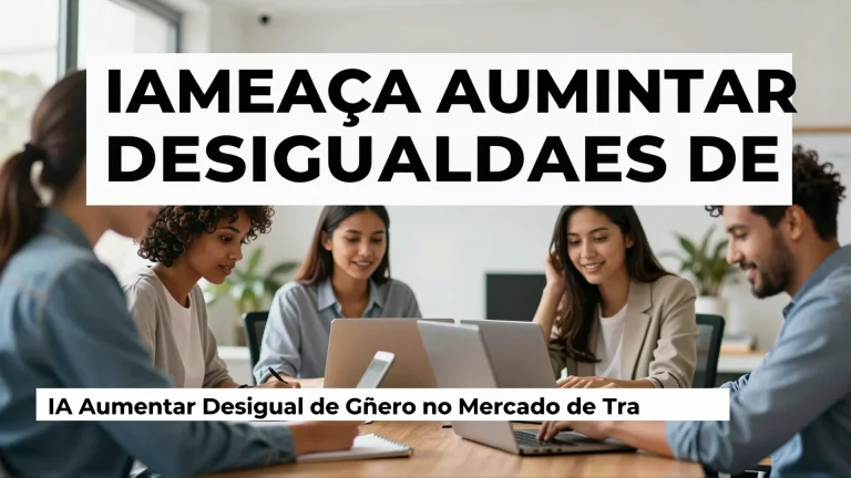 IA Ameaça Aumentar Desigualdades de Gênero no Mercado de Trabalho