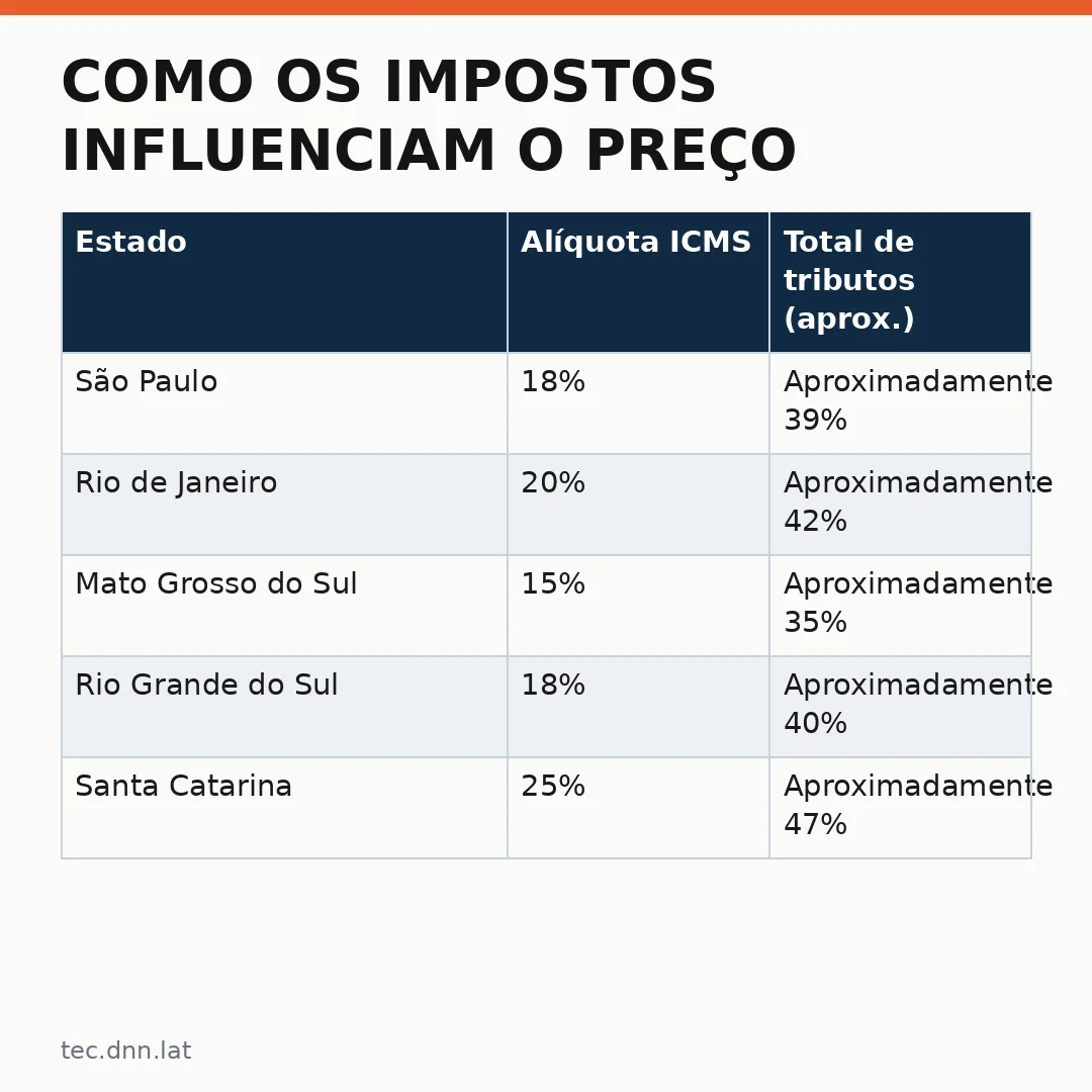Infográfico - Como os Impostos Influenciam o Preço dos Videogames no Brasil