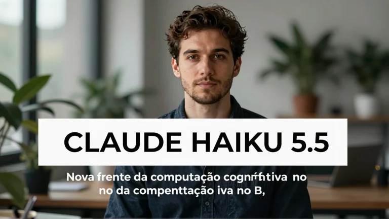 Claude Haiku 5.5: a nova frente da computação cognitiva no Brasil