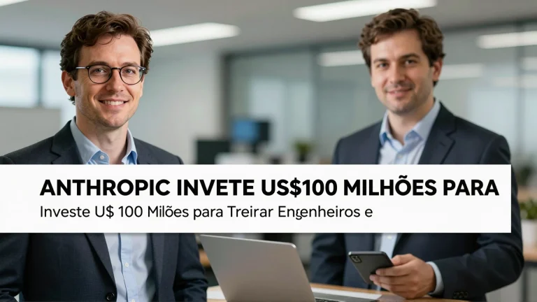 Anthropic Investe US$ 100 Milhões para Treinar Engenheiros em IA Corporativa