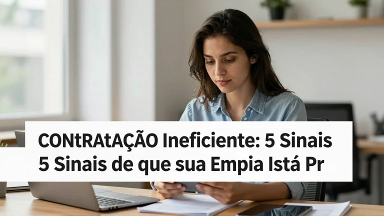 Contratação Ineficiente: 5 Sinais de que sua Empresa Está Procurando Talento do Jeito Errado