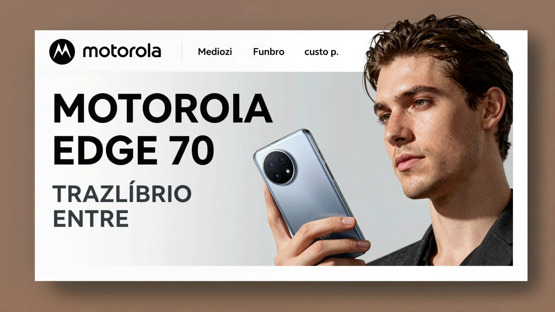 Motorola Edge 70 traz equilíbrio entre performance e custo para o dia a dia do usuário