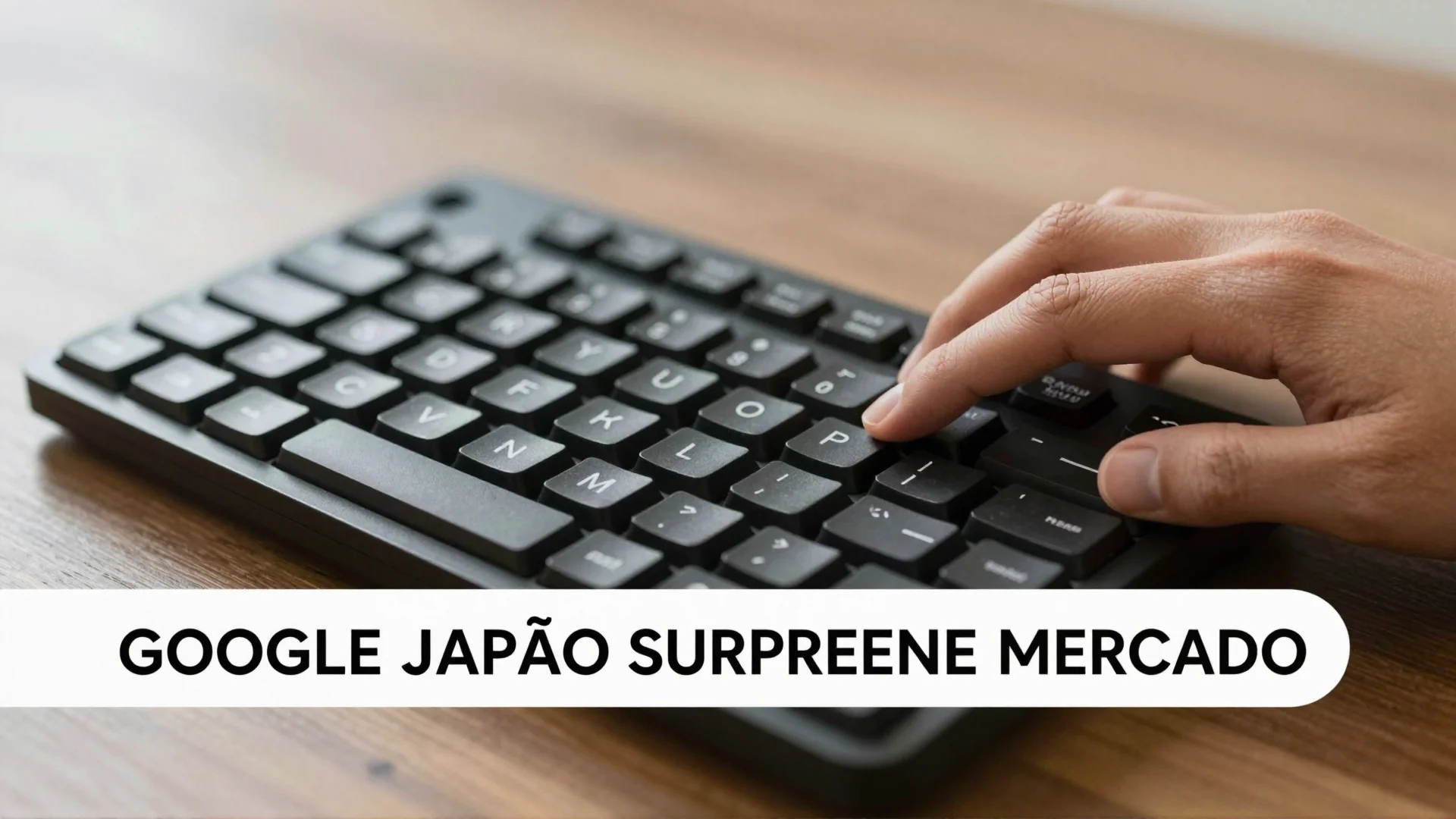 Google Japão surpreende mercado: teclado estilo esteira desafia convenções