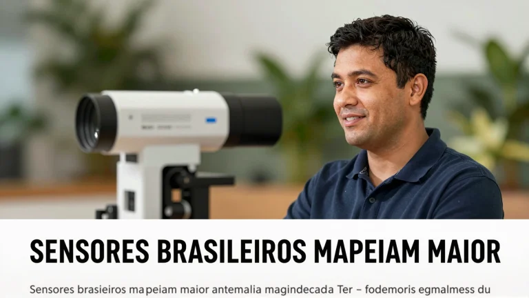 Sensores brasileiros mapeiam maior anomalia magnética da Terra — e você mora em cima dela