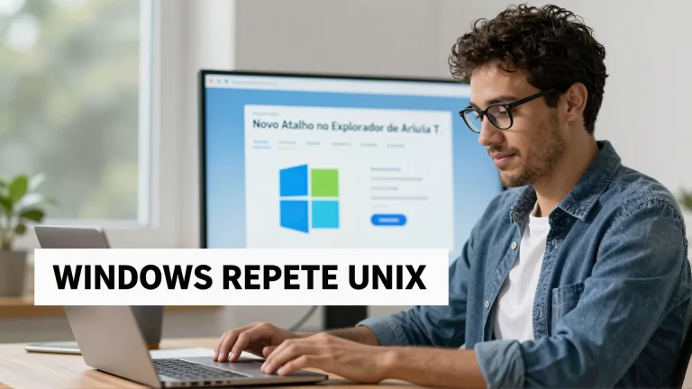 Windows Repete Unix: Novo Atalho no Explorador de Arquivos Transforma sua Navegação