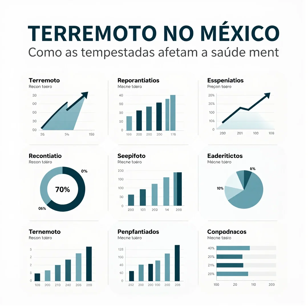 Infográfico - Terremoto no México: como as tempestades afetam a saúde mental da população