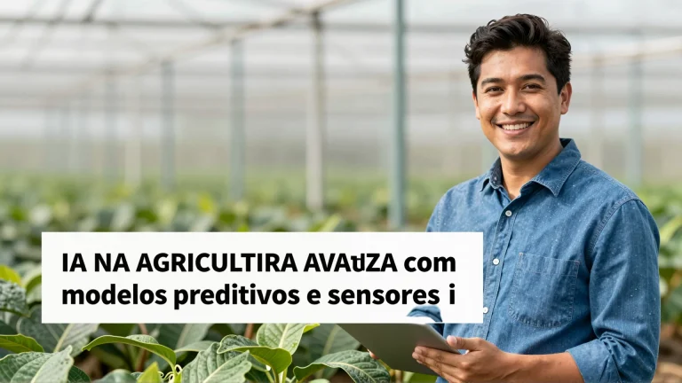 IA na agricultura avança com modelos preditivos e sensores inteligentes
