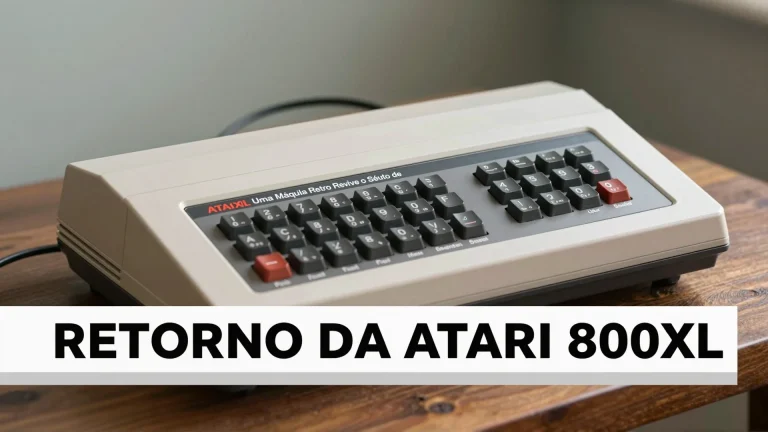 Retorno da Atari 800XL: Uma Máquina Retro Revive o Século de Ouro dos Games