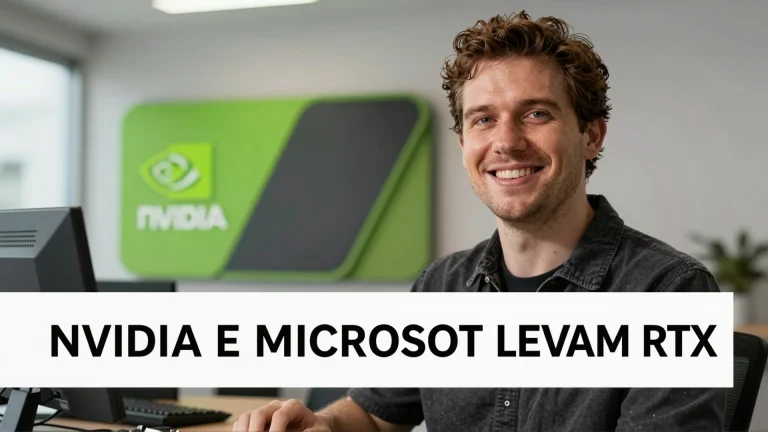 NVIDIA e Microsoft levam RTX: como agentes de IA chegam ao PC Windows